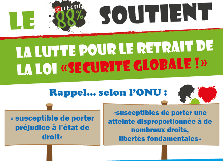 MANIFESTATION CONTRE LA LOI #SécuritéGlobale