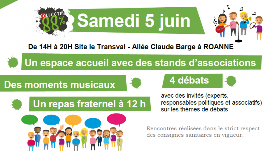 5 JUIN : SAMEDI 5 JUIN – JOURNEE DE DEBATS CITOYENS SUR DES SUJETS QUI NOUS CONCERNENT TOUS