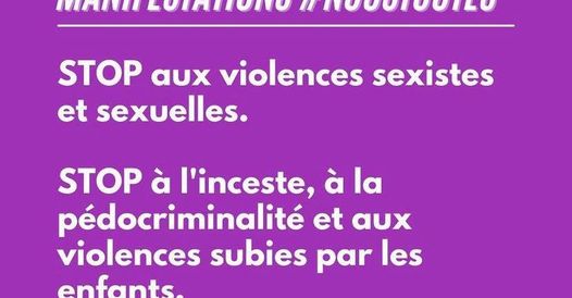 MANIFESTATION CONTRE LES VIOLENCES FAITES AUX FEMMES