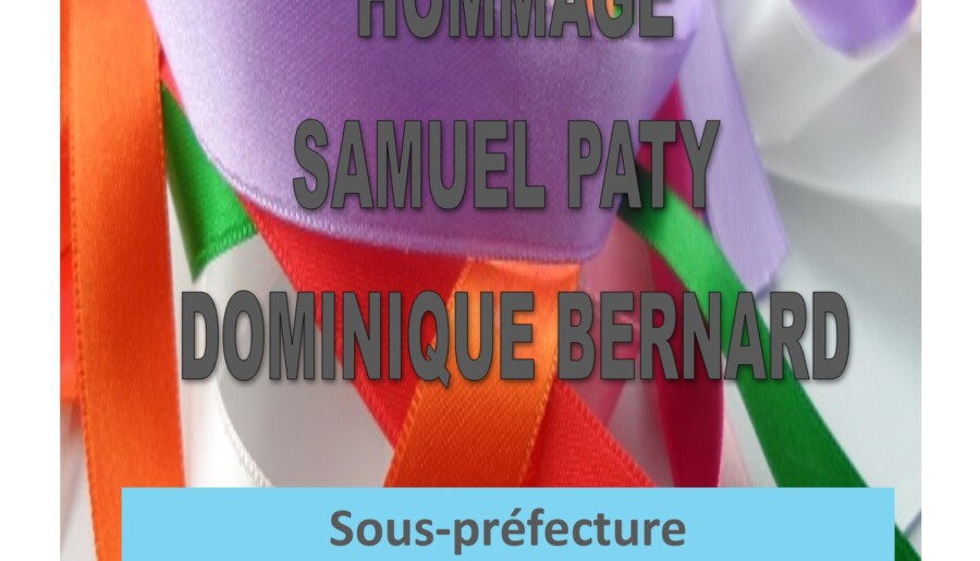 Hommage, Samuël Paty, Dominique Bernard