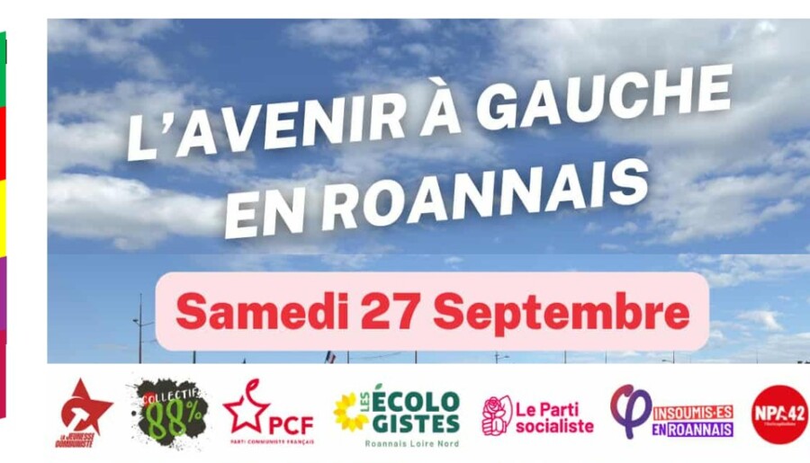 Samedi 27 septembre, le groupe “L’Avenir à gauche en Roannais”, qui regroupe la majorité des formations de gauche, organise une après-midi citoyenne au Transval.