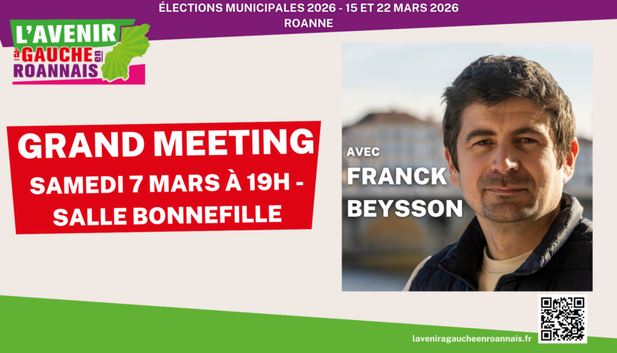 Votez l’Avenir à Gauche en Roannais !